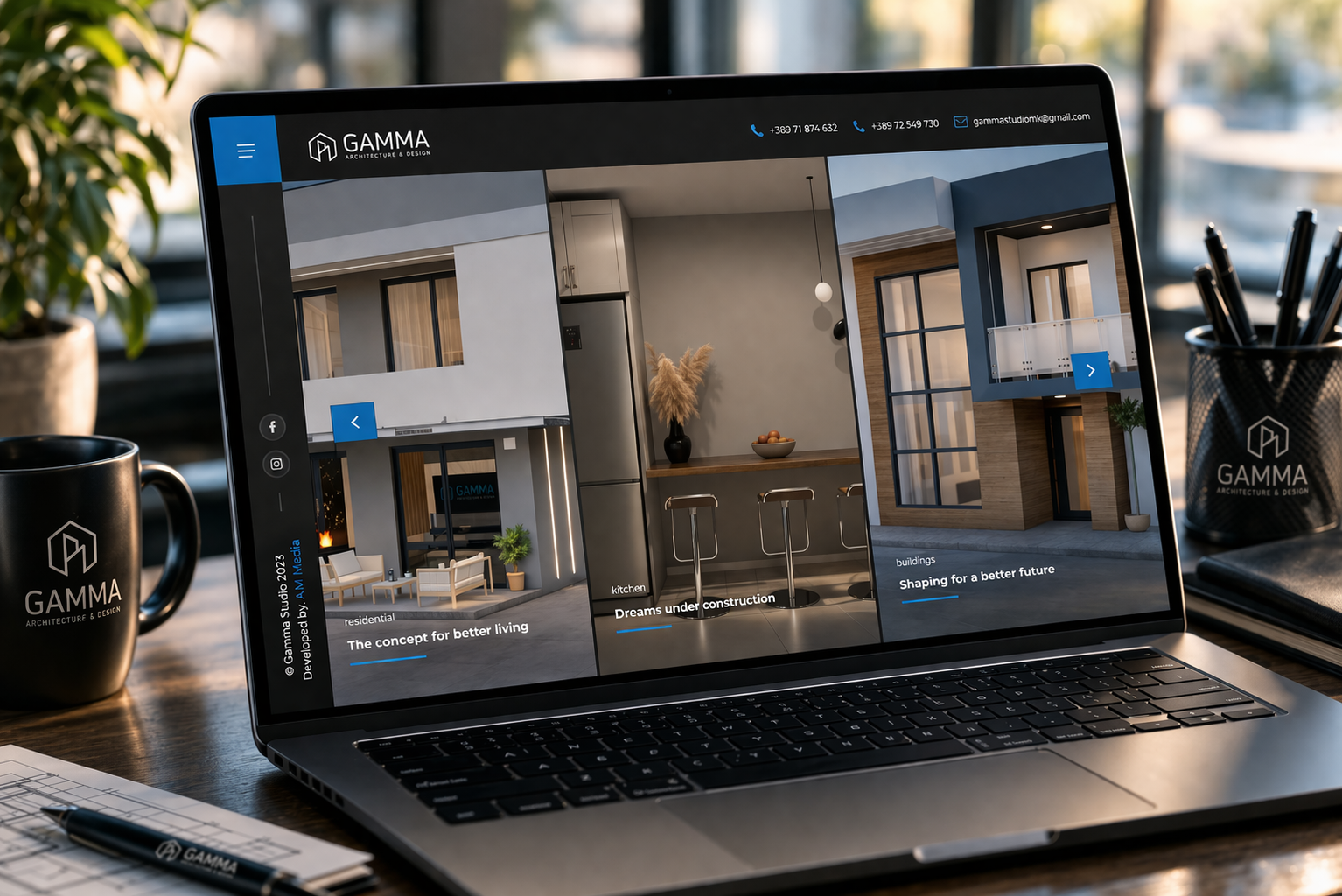 Gamma Company — Architecture & Design Studio Website